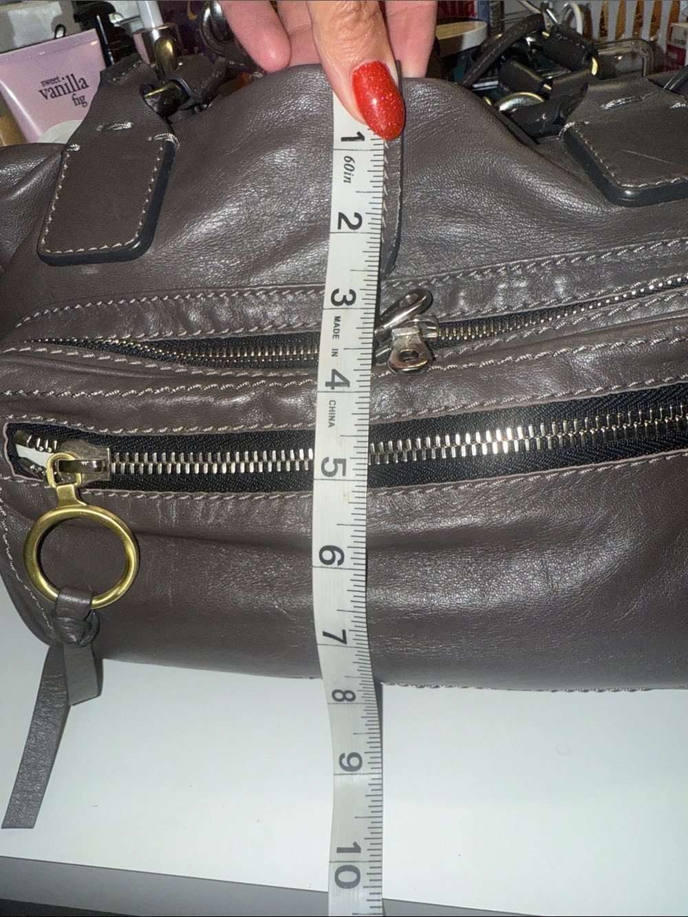 Vintage Chloé Leather Shoulder Bag - Picture 13 of 15